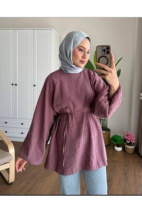 پیراهن حجاب رنگی زنانه اورسایز MOONSC - کد 944832633