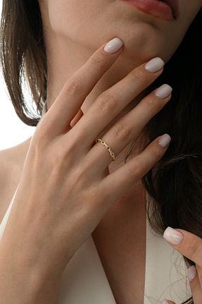 انگشتر نقره طلائی زنانه زیرکن Söğütlü Silver - کد 944877947