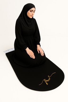 سجاده مشکی پنبه ای Carpetella - کد 945304249