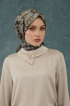 روسری سبز پنبه ای İpekhan - کد 897984845