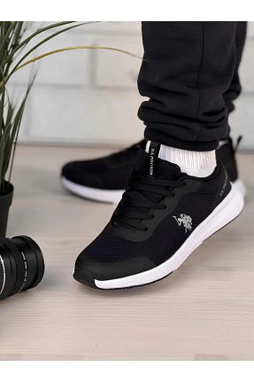 کفش اسنیکر مشکی زنانه بند دار U.S. Polo Assn. - کد 945172188