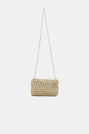 کیف دوشی نباتی زنانه پلی استر Stradivarius - کد 945208786