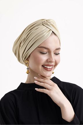 کلاه شنای حجاب طلائی زنانه ladrans - کد 848878734