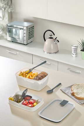 ظرف نگهداری سفید پلاستیک ASlife Home - کد 945354054