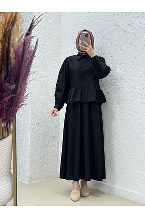 ست بالاتنه و پائین تنه حجاب رنگی زنانه رگولار Mihra - کد 945361586