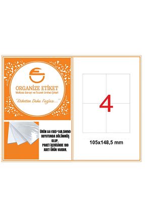 اتیکت ORGANİZE ETİKET - کد 945449567