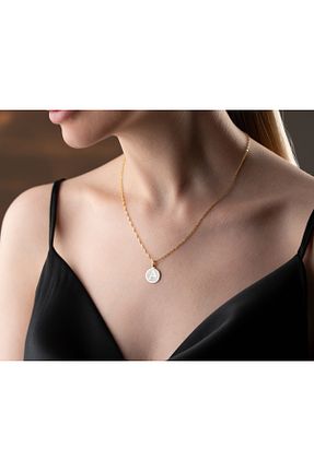 گردنبند نقره رنگی زنانه 925 عیار Papatya Silver - کد 945455450