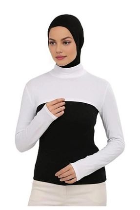 بادی حجاب سفید زنانه ویسکون Moda Asse - کد 857623537