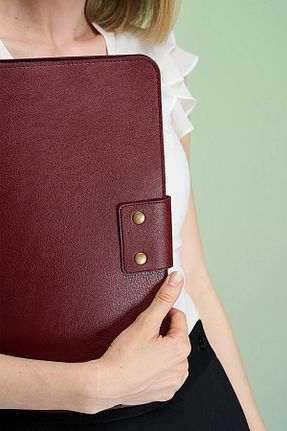 کیف نوت بوک زرشکی MORCA - کد 833550193