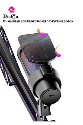 میکروفن مشکی DRİTON - کد 850551379
