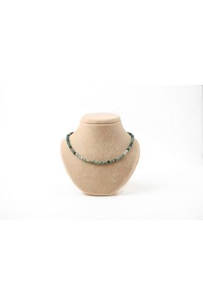 گردنبند جواهر طوسی زنانه سنگ OSMANLI DEĞERLİ TAŞ - کد 362122261