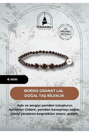 دستبند جواهر مشکی زنانه سنگ طبیعی OSMANLI DOĞAL TAŞ - کد 662600770