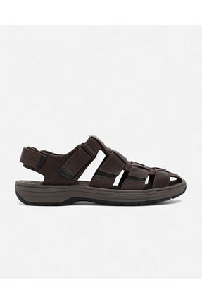 صندل قهوه ای مردانه پاشنه تخت CLARKS - کد 830858112