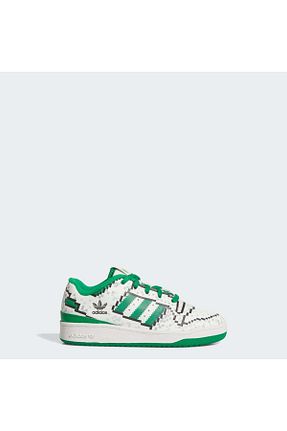 کفش اسنیکر سفید زنانه چسبی adidas - کد 897376824