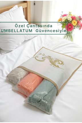 ست ملحفه دونفره رنگی Penye umbellatum - کد 944631667
