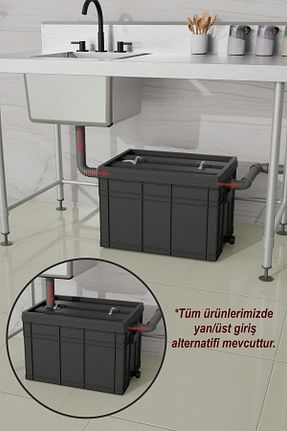 تجهیزات آشپزخانه صنعتی مشکی پلاستیک grease port - کد 941152611