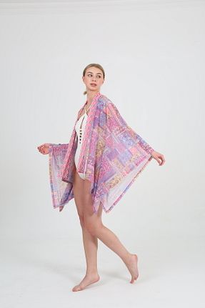 کیمونو و کافتان رنگی زنانه پلی استر EDSA - کد 736231727