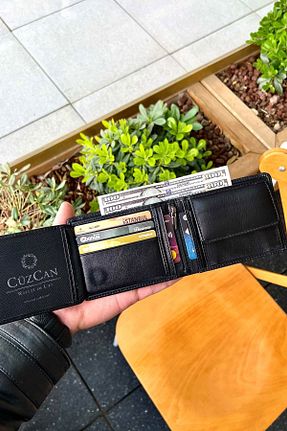 کیف پول مشکی مردانه سایز متوسط CüzCan - کد 684174694