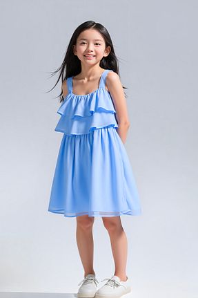 لباس آبی بچه گانه بافتنی Mavipink - کد 938416037