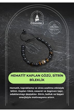 دستبند جواهر آبی زنانه OSMANLI DOĞAL TAŞ - کد 944412356