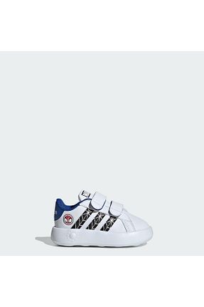 کفش اسنیکر سفید بچه گانه چرم مصنوعی adidas - کد 821799752