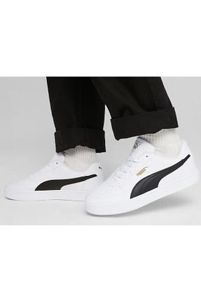 کفش اسنیکر سفید مردانه چرم اصل Puma - کد 898823455