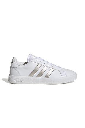 کفش اسنیکر سفید زنانه بند دار adidas - کد 753306320