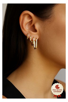 گوشواره جواهر زرد La Clarte - کد 943494560