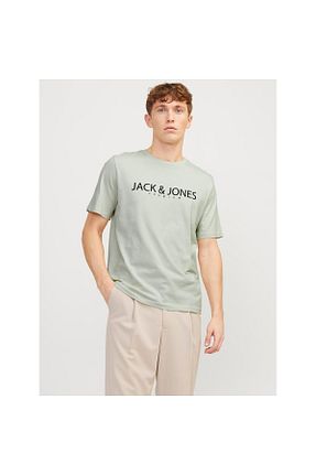 تیشرت سبز مردانه رگولار Jack & Jones - کد 804468276