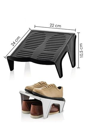 نظم دهنده کفش مشکی پلاستیک Meleni Home - کد 33763975