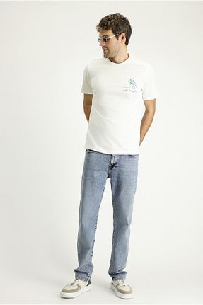 تیشرت بژ مردانه رگولار Kiğılı - کد 834915965