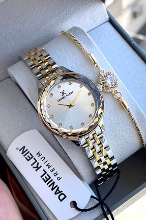 ساعت مچی طلائی زنانه 31-35 میلی متر Daniel Klein - کد 261050561