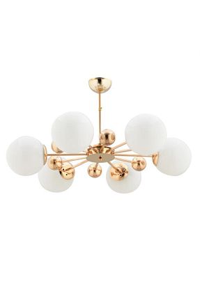 لوستر طلائی فلزی İstanbul Avize - کد 894872396