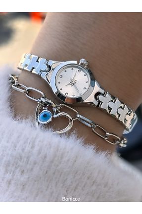 ساعت مچی متالیک زنانه زیر 20 میلی متر Bonicce - کد 891229523