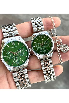 ست ساعت مچی سفید مردانه استل (فولاد) CLUPPOLOON - کد 898441198