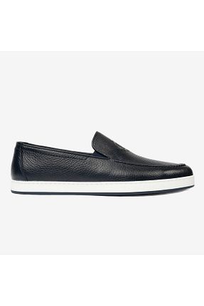 کفش کژوال سرمه ای مردانه چرم خالص Greyder - کد 827651056