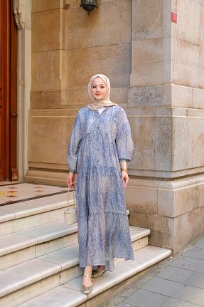 لباس آبی زنانه بافتنی LOCCO - کد 938464738