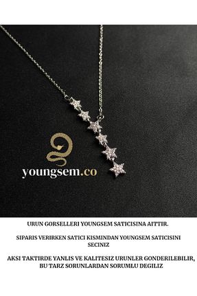 گردنبند استیل ( فولاد ) طوسی زنانه استیل ضد زنگ youngsem - کد 939988475