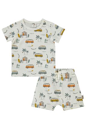 ست نوزادی نباتی بچه گانه پنبه ای Civil Baby - کد 924708878