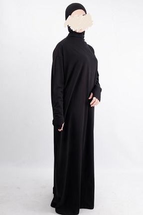 لباس حجاب مشکی زنانه اورسایز Vauva - کد 932943083