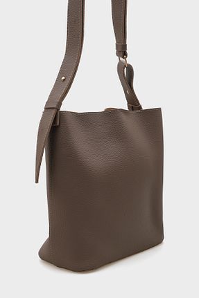 کیف دوشی قهوه ای زنانه چرم مصنوعی Capone Outfitters - کد 904080588