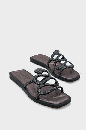 دمپائی طلائی زنانه چرم مصنوعی Capone Outfitters - کد 809796764