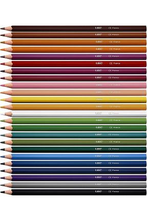 مداد رنگی خشک سفید Bic - کد 3406055