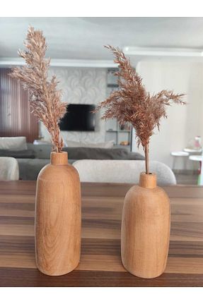 گلدان قهوه ای چوب Wotrart - کد 784880909