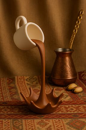 اجسام تزئینی و بیبلو قهوه ای پلاستیک WORK3D - کد 845556806
