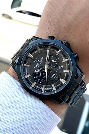 ساعت مچی مشکی مردانه 44 میلی متر Daniel Klein - کد 690798447