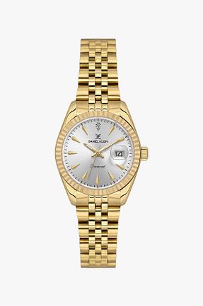 ساعت مچی زرد زنانه استل (فولاد) Daniel Klein - کد 932033010