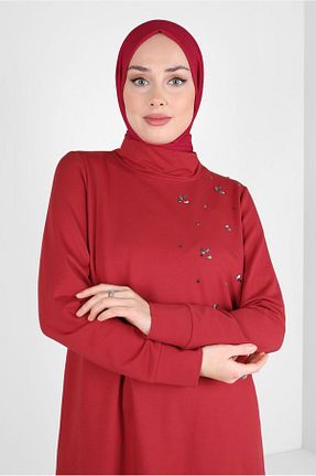 شال قرمز زنانه پلی استر Alvina - کد 791737033