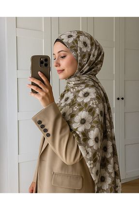 روسری طوسی پنبه ای Desenay Scarfs - کد 945319557