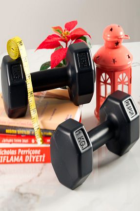 دمبل و صفحه وزنه مشکی وینیل Besinistanbul - کد 943364688